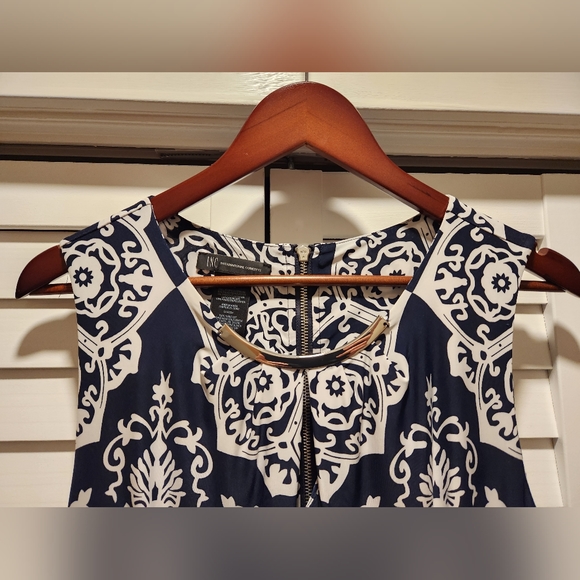 INC Navy summer dress - Picture 6 of 7